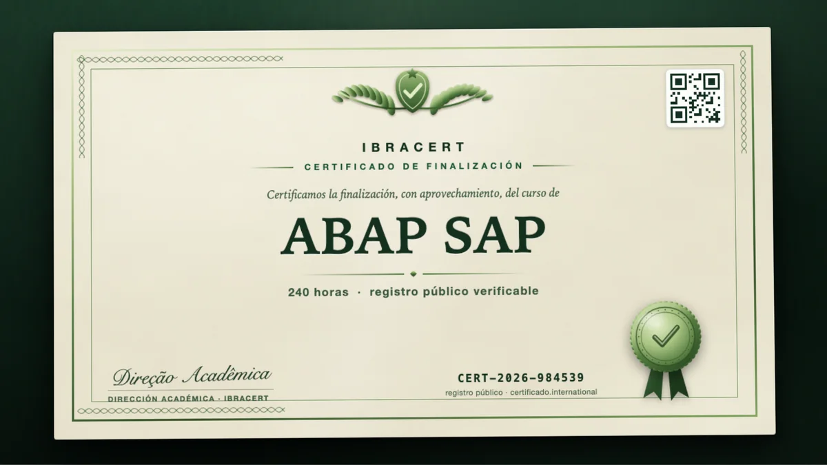 Portada del curso ABAP SAP