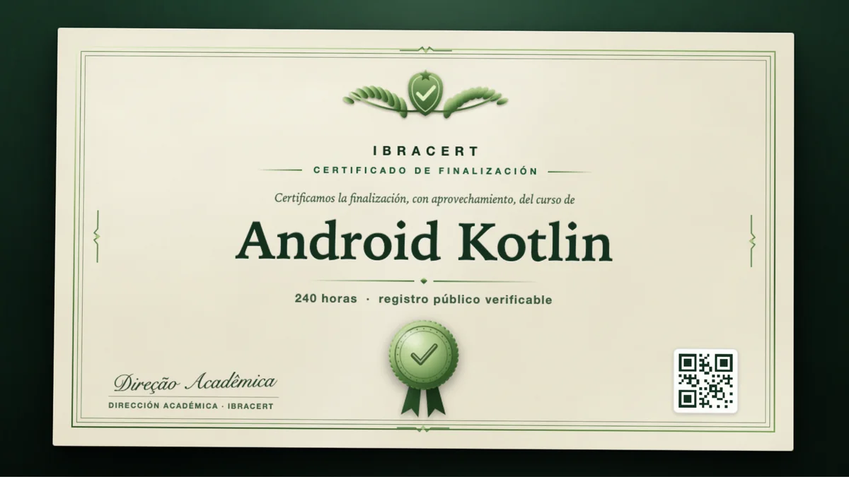Portada del curso Android Kotlin