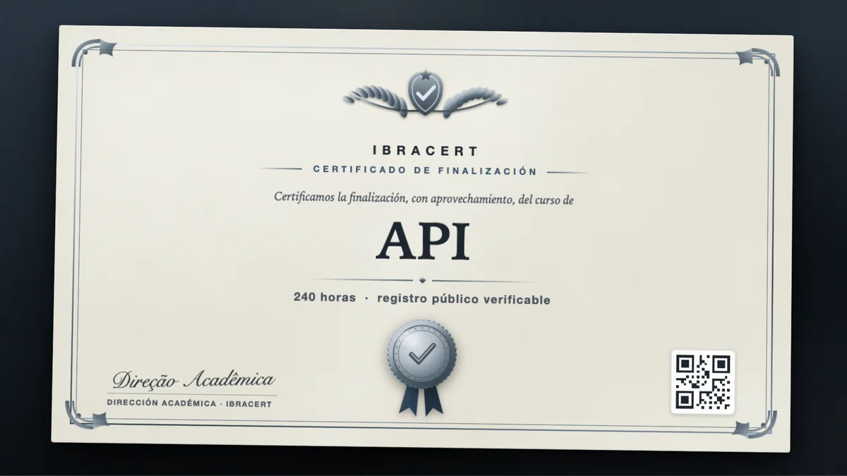 Portada del curso API