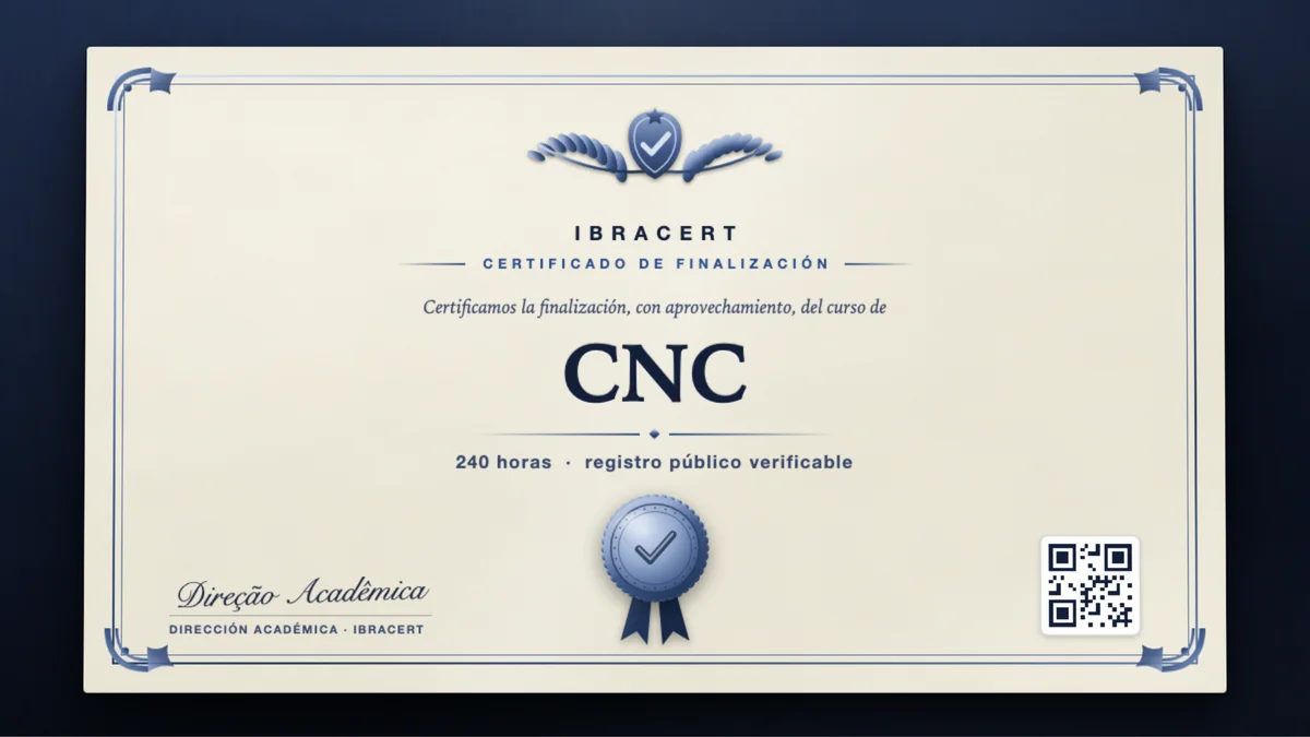 Portada del curso CNC