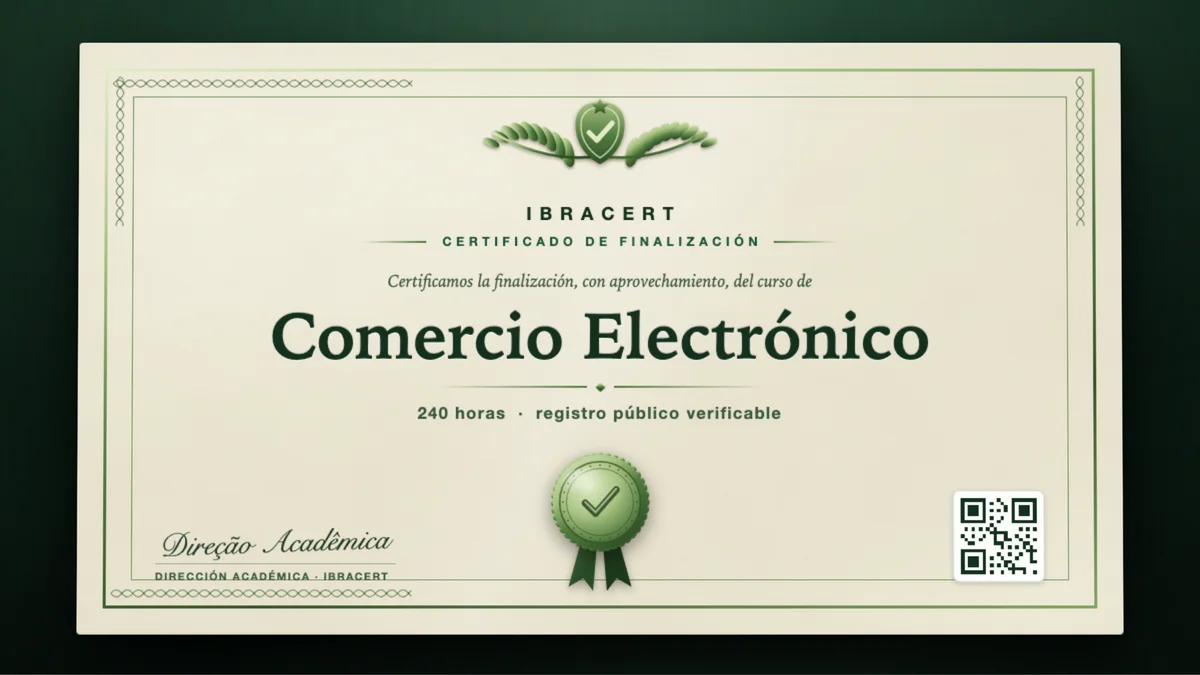 Portada del curso Comercio Electrónico