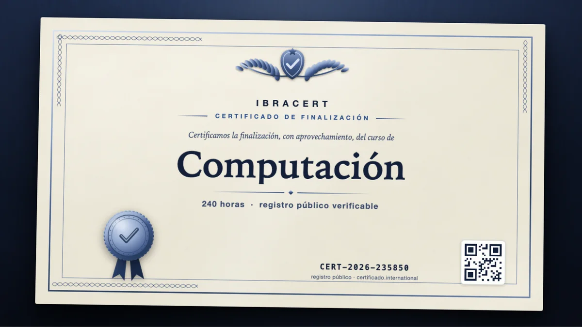 Portada del curso Computación