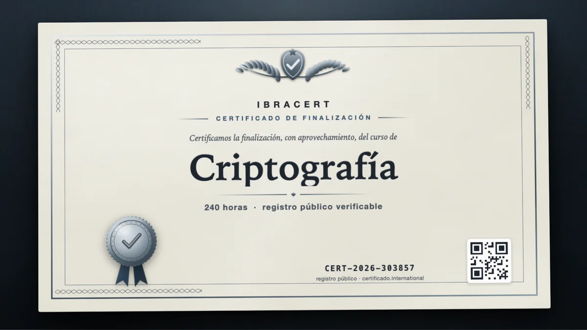 Portada del curso Criptografía