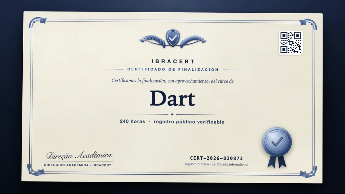 Portada del curso Dart