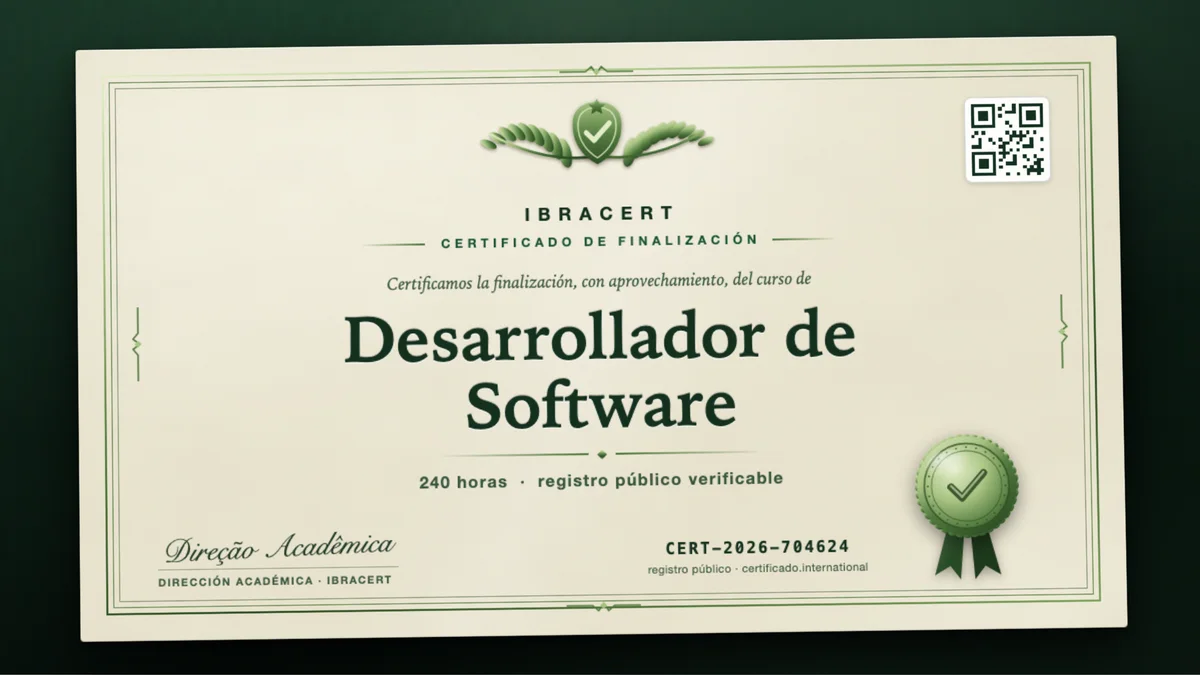 Portada del curso Desarrollador de Software