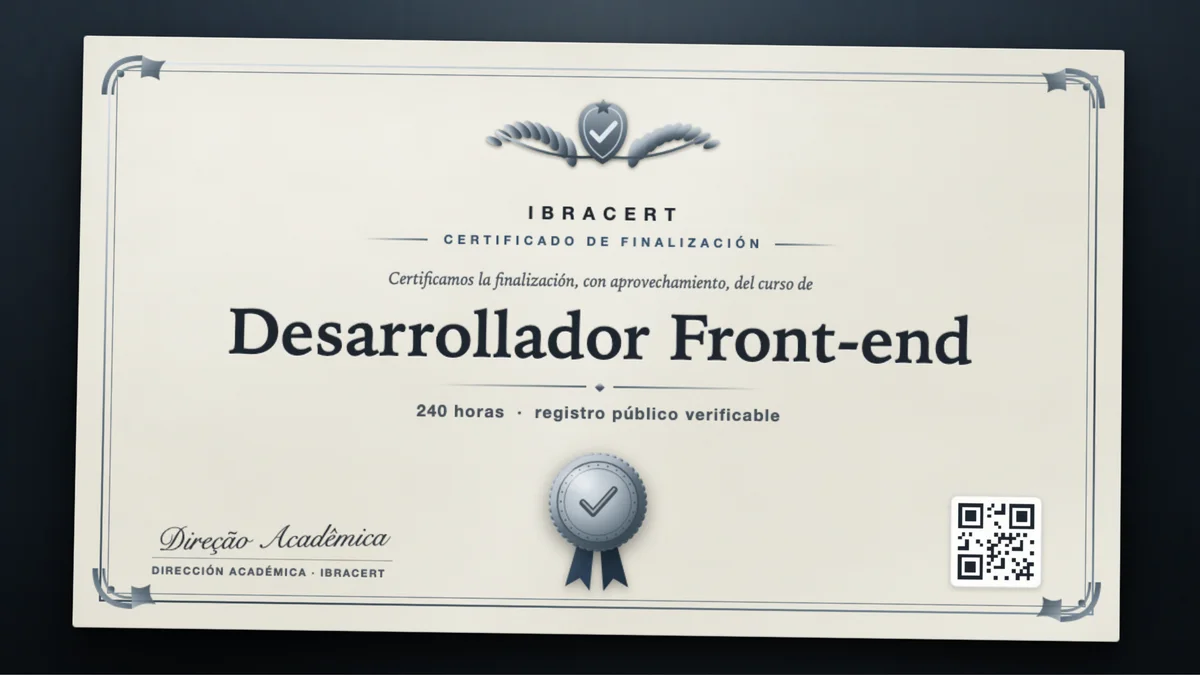 Portada del curso Desarrollador Front-end