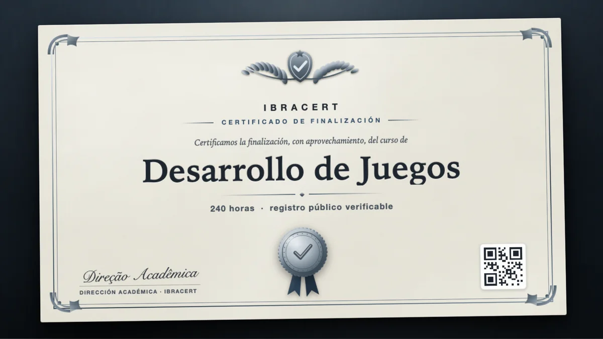 Portada del curso Desarrollo de Juegos