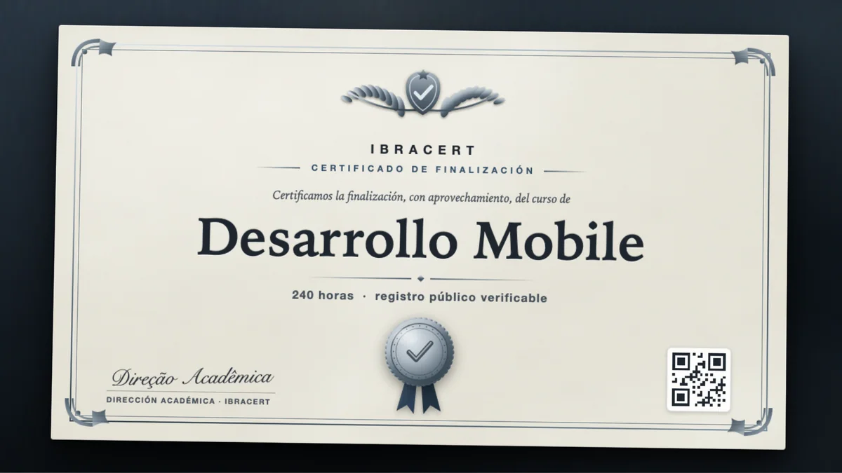 Portada del curso Desarrollo Mobile