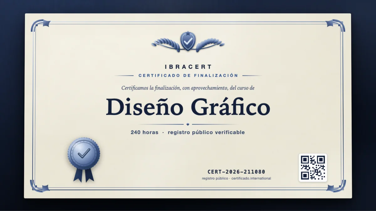 Portada del curso Diseño Gráfico