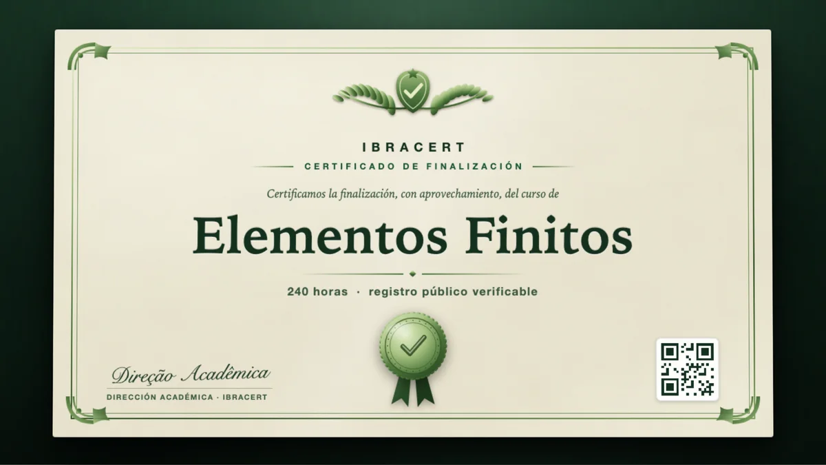 Portada del curso Elementos Finitos