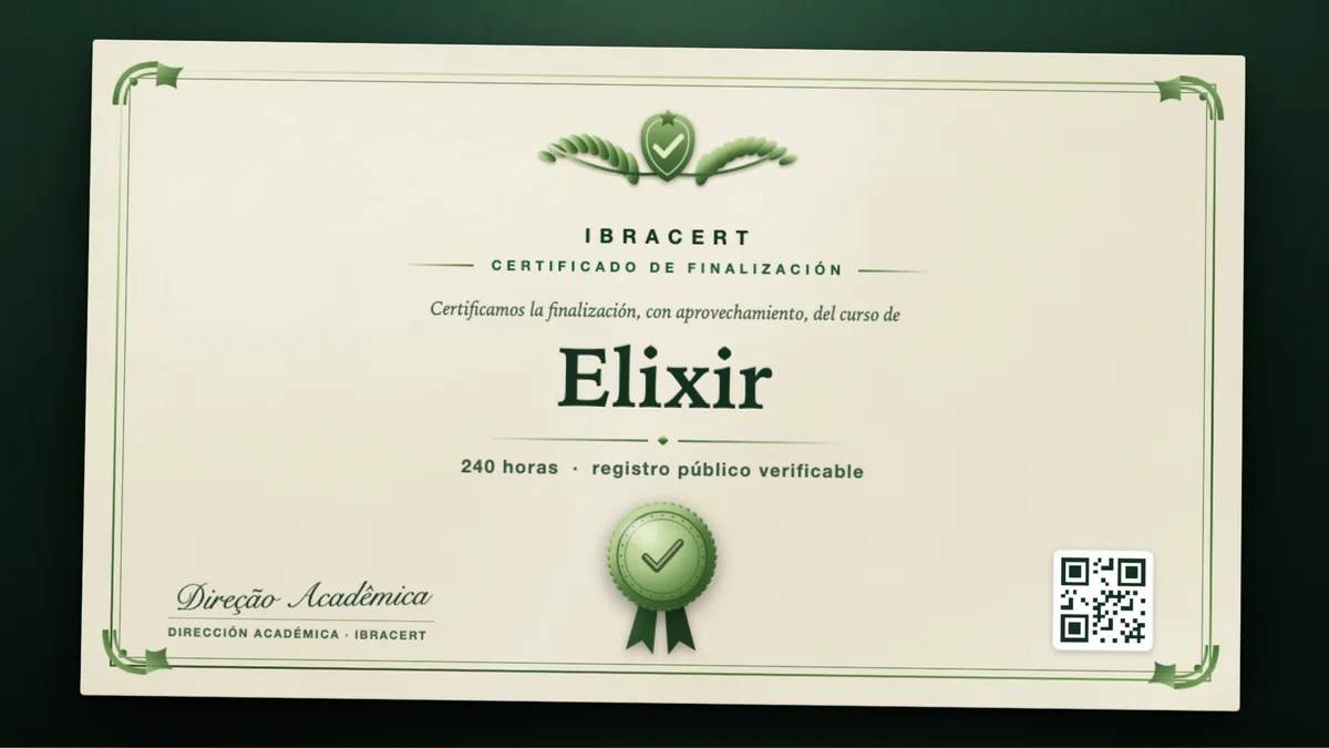 Portada del curso Elixir