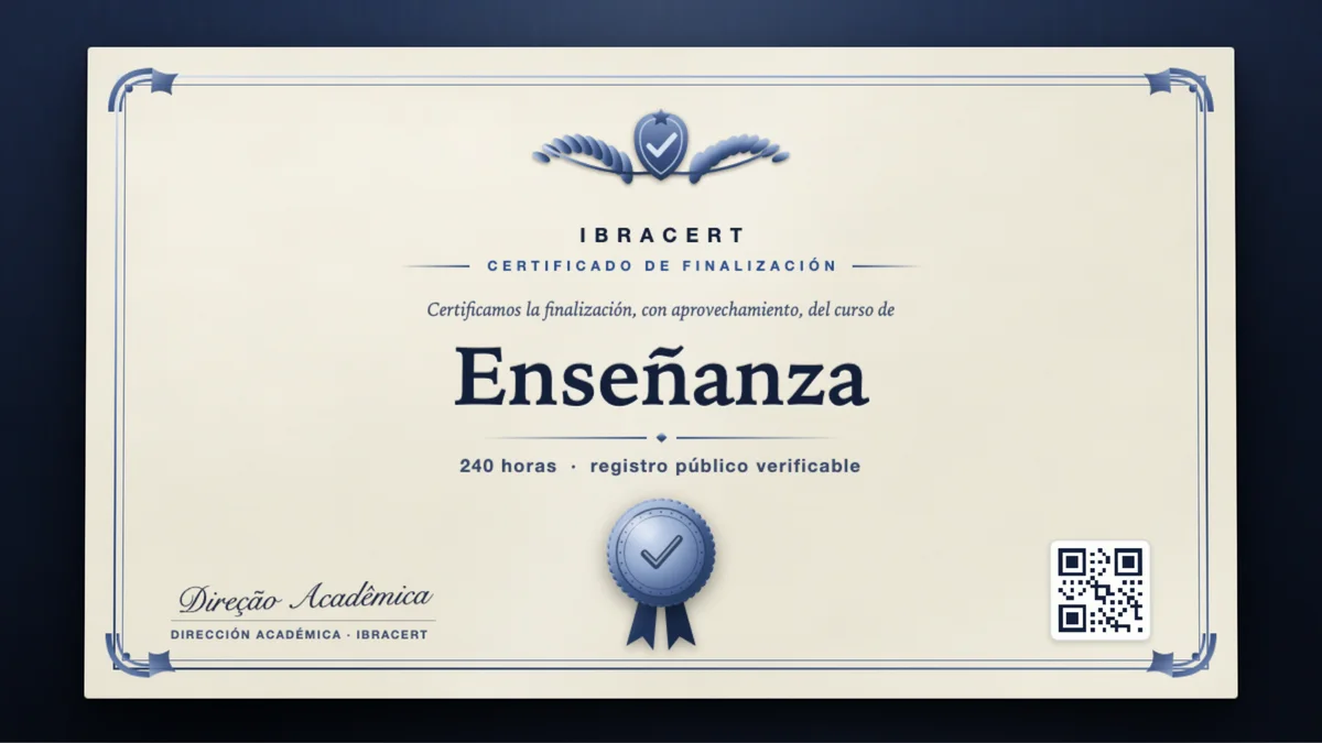 Portada del curso Enseñanza
