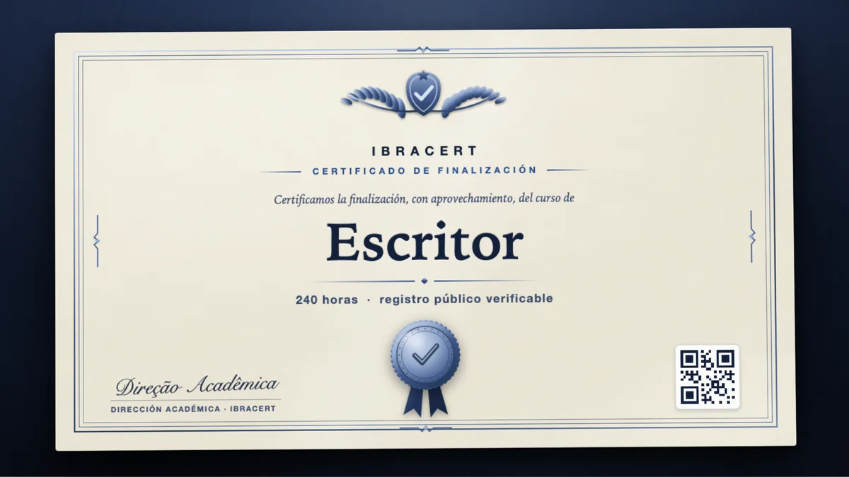 Portada del curso Escritor