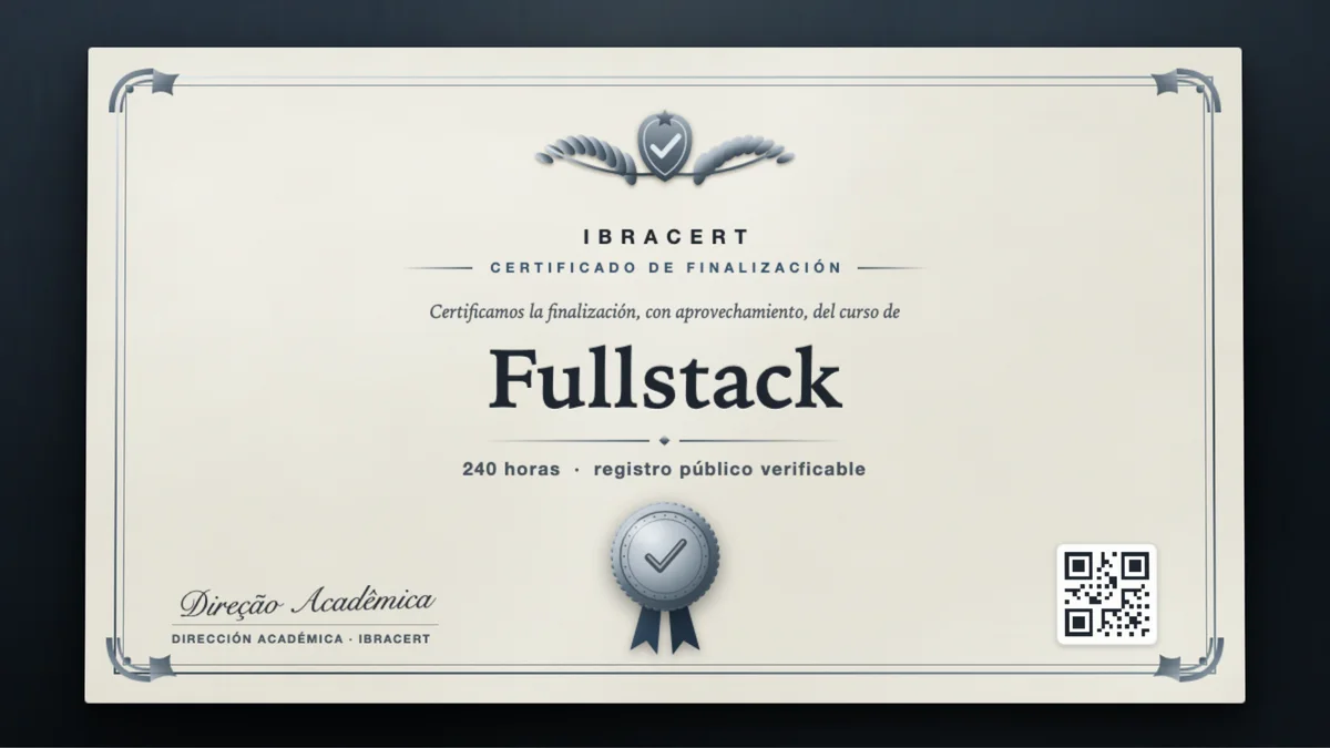 Portada del curso Fullstack