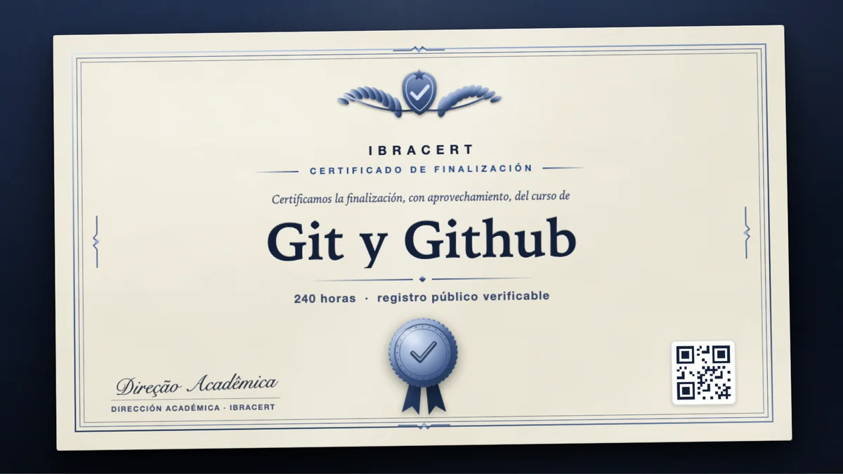 Portada del curso Git y Github
