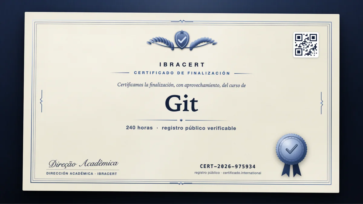 Portada del curso Git