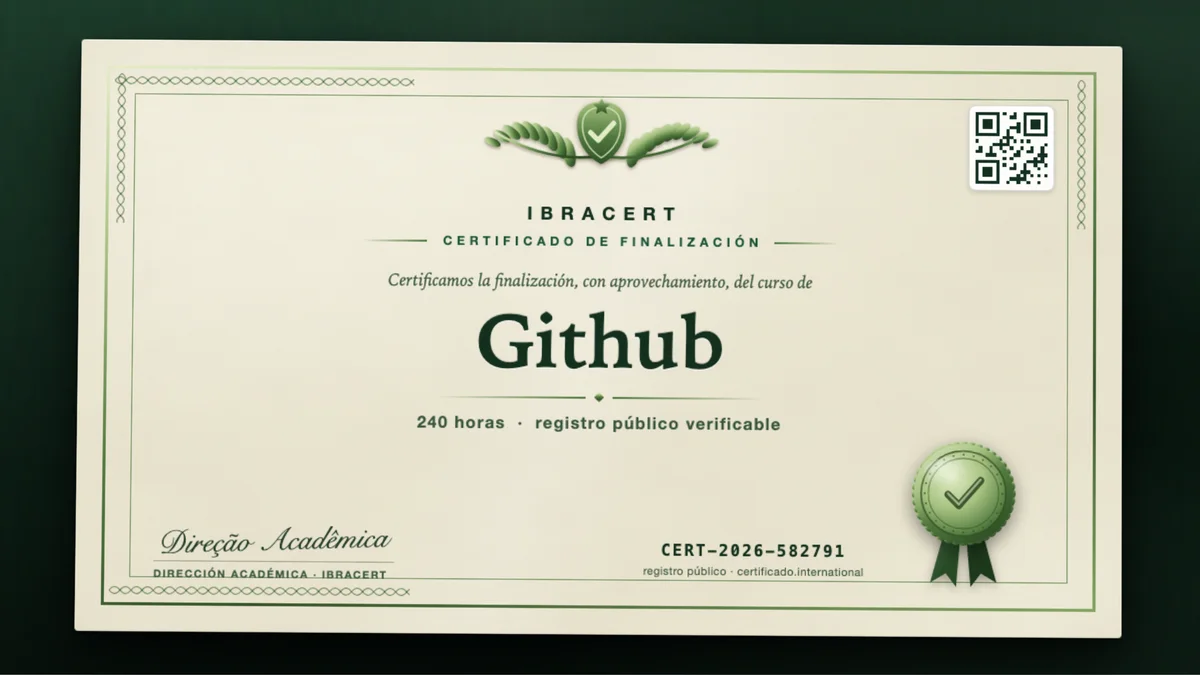 Portada del curso Github