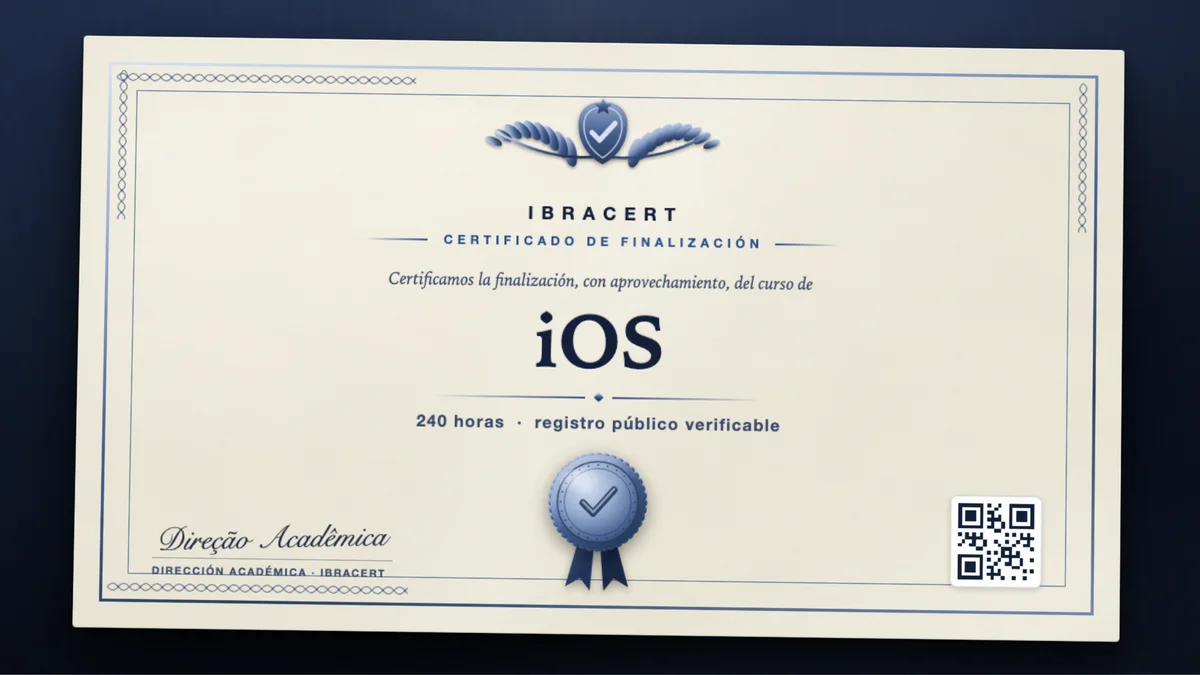Portada del curso iOS