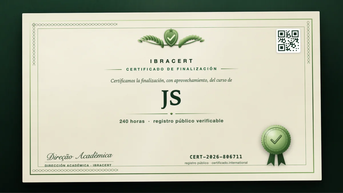 Portada del curso JS