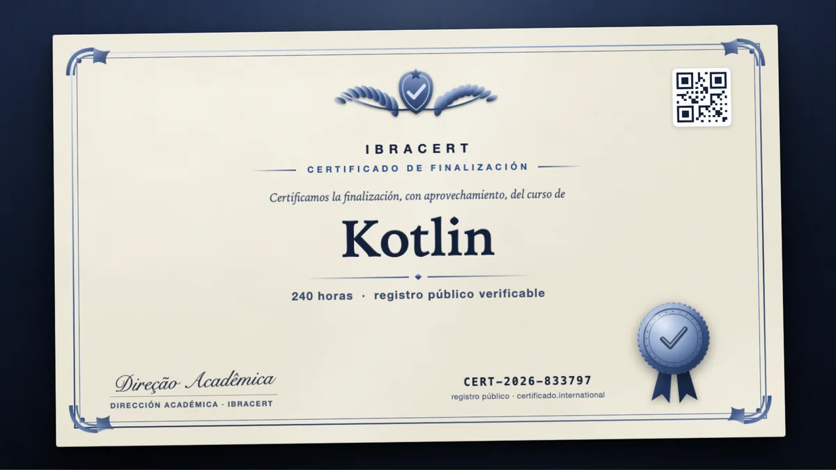 Portada del curso Kotlin