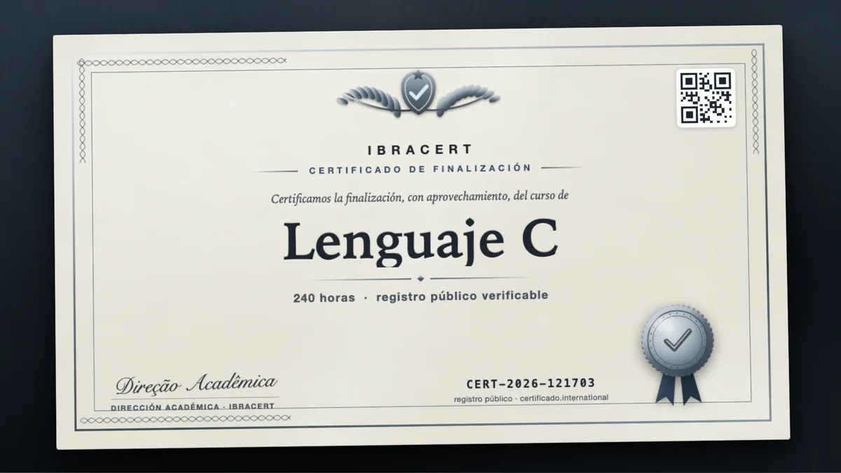 Portada del curso Lenguaje C