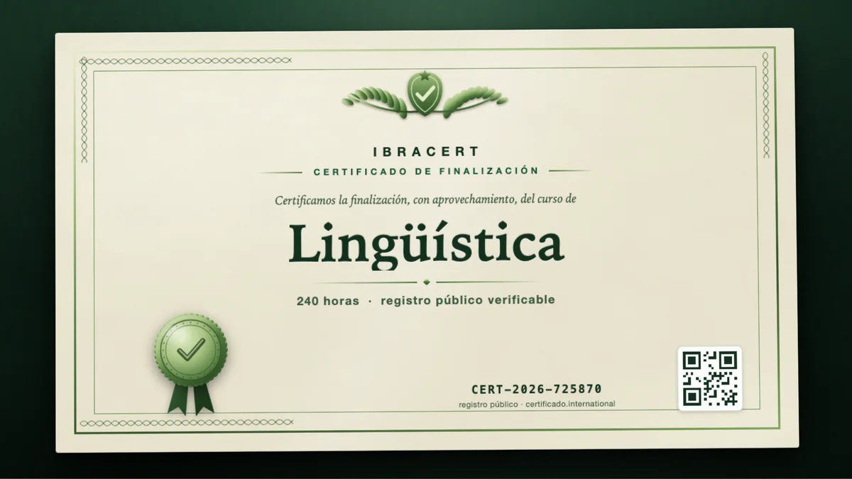 Portada del curso Lingüística