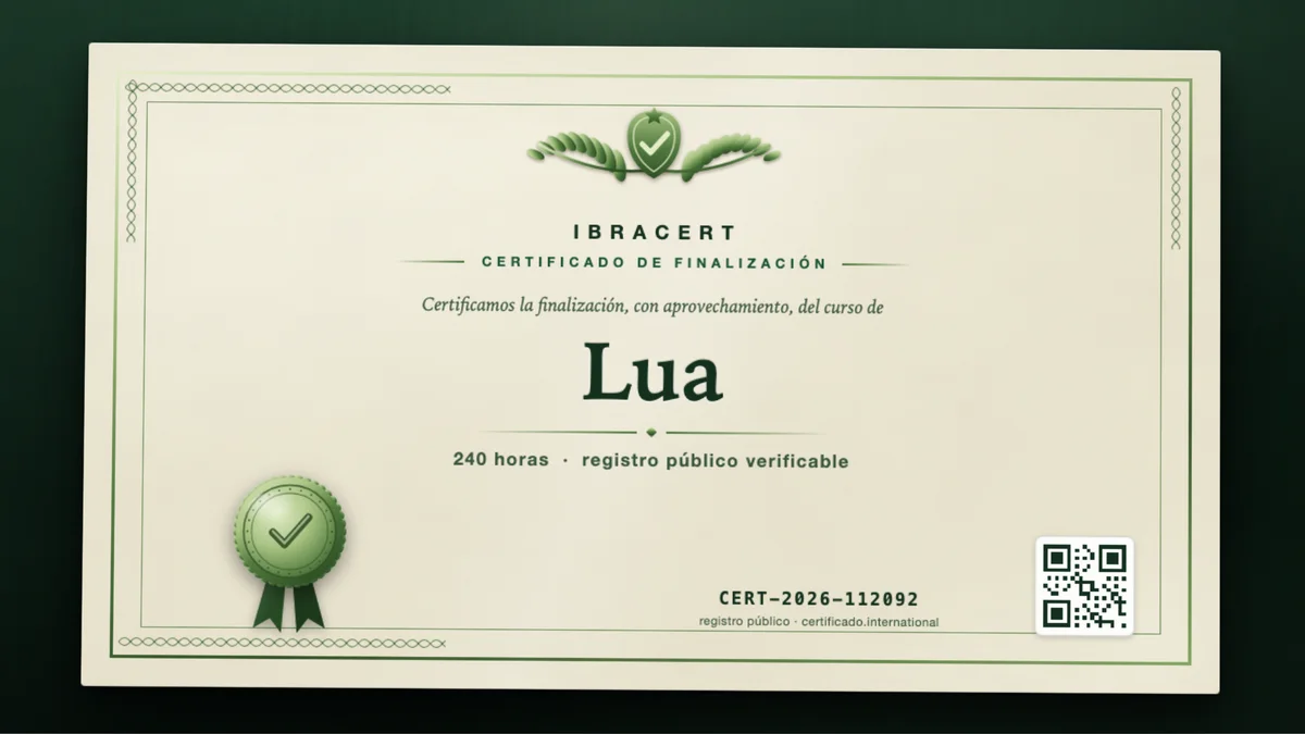 Portada del curso Lua