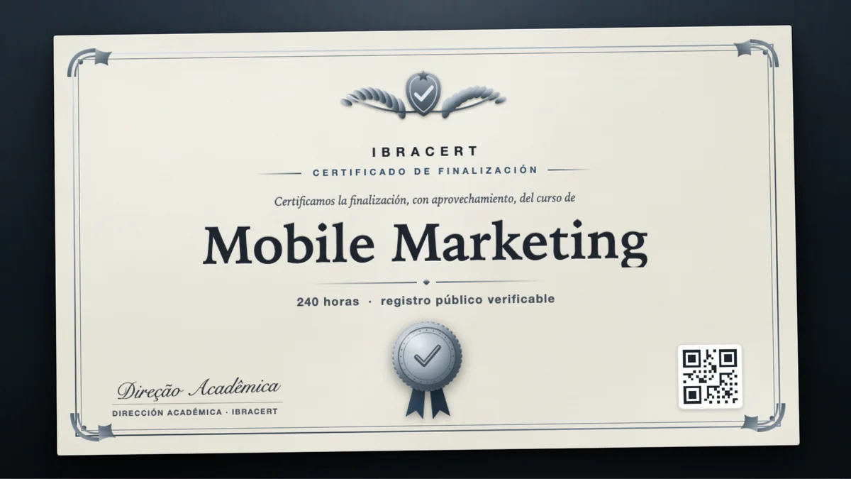 Portada del curso Mobile Marketing