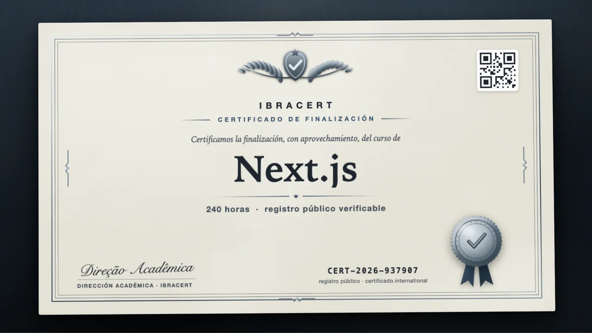 Portada del curso Next.js