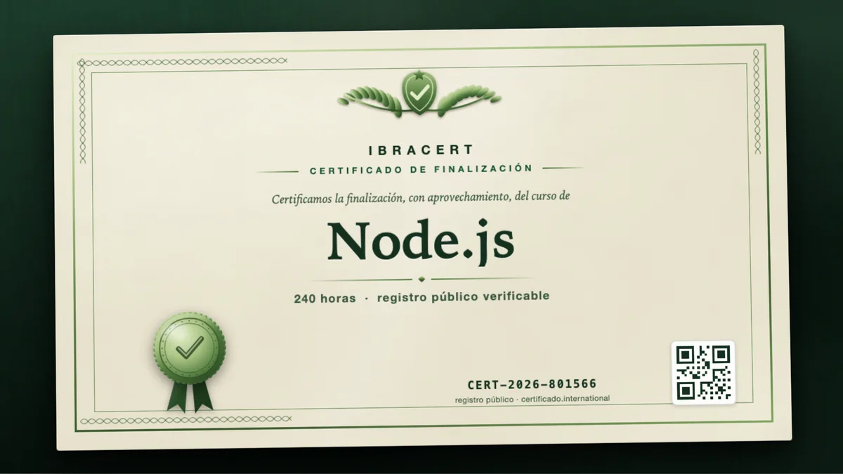 Portada del curso Node.js