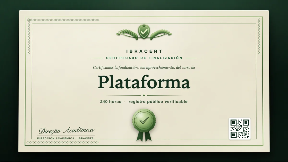 Portada del curso Plataforma