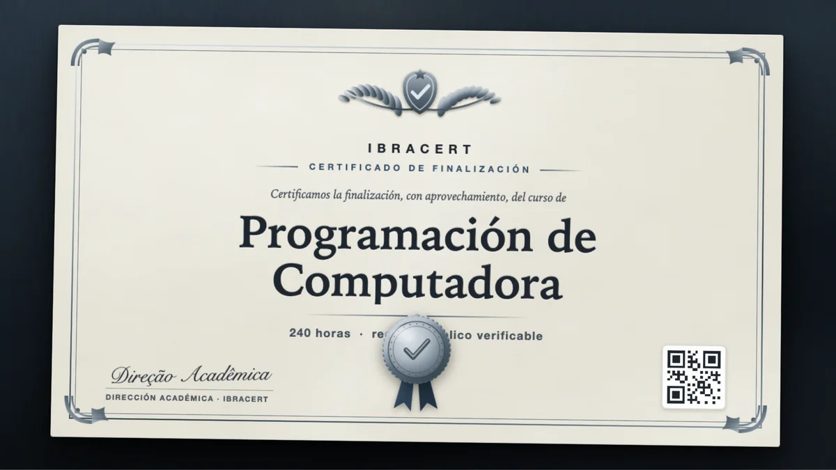 Portada del curso Programación de Computadora