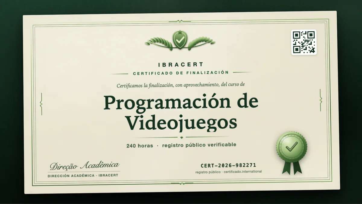 Portada del curso Programación de Videojuegos