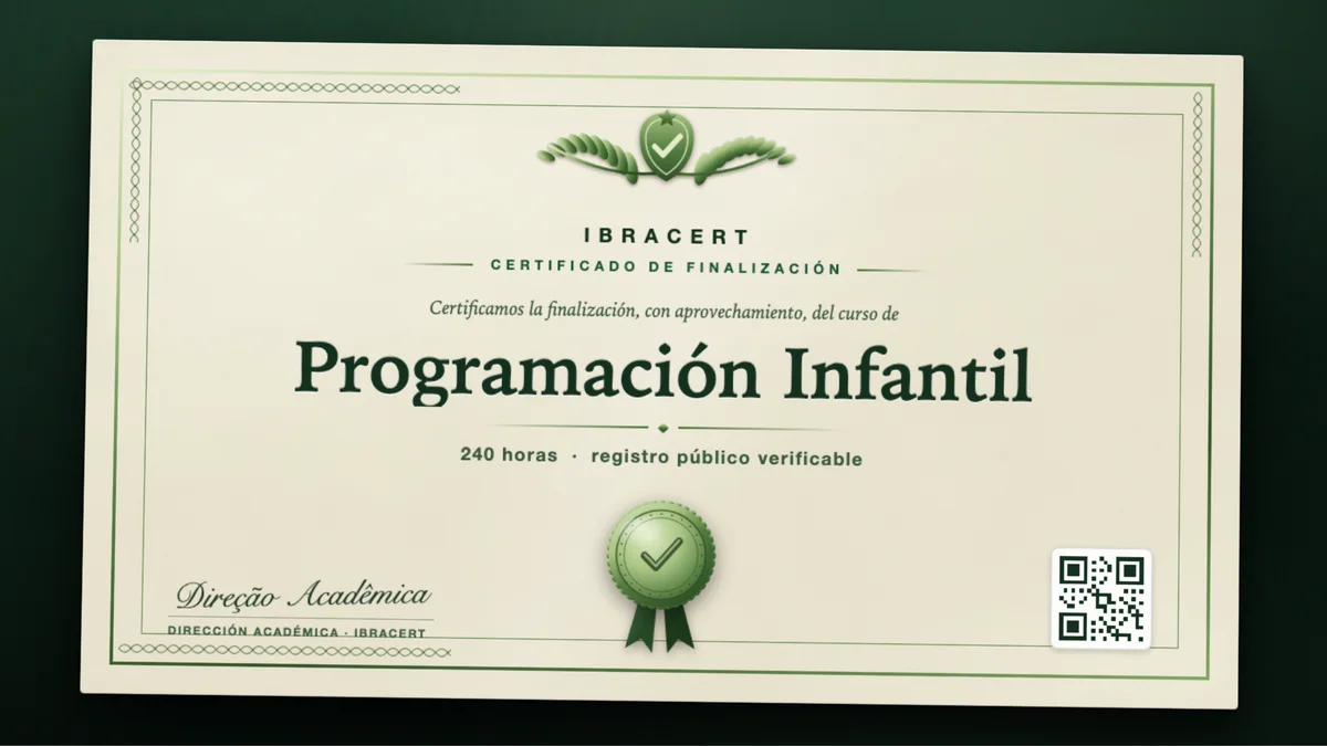 Portada del curso Programación Infantil