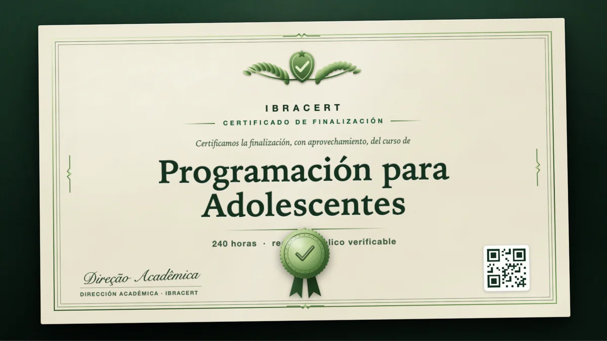 Portada del curso Programación para Adolescentes