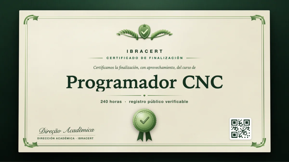 Portada del curso Programador CNC