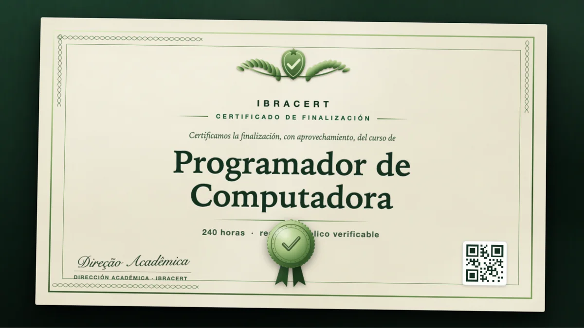 Portada del curso Programador de Computadora