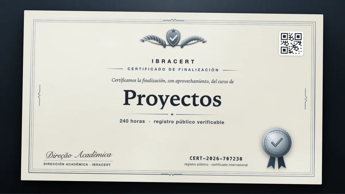 Portada del curso Proyectos