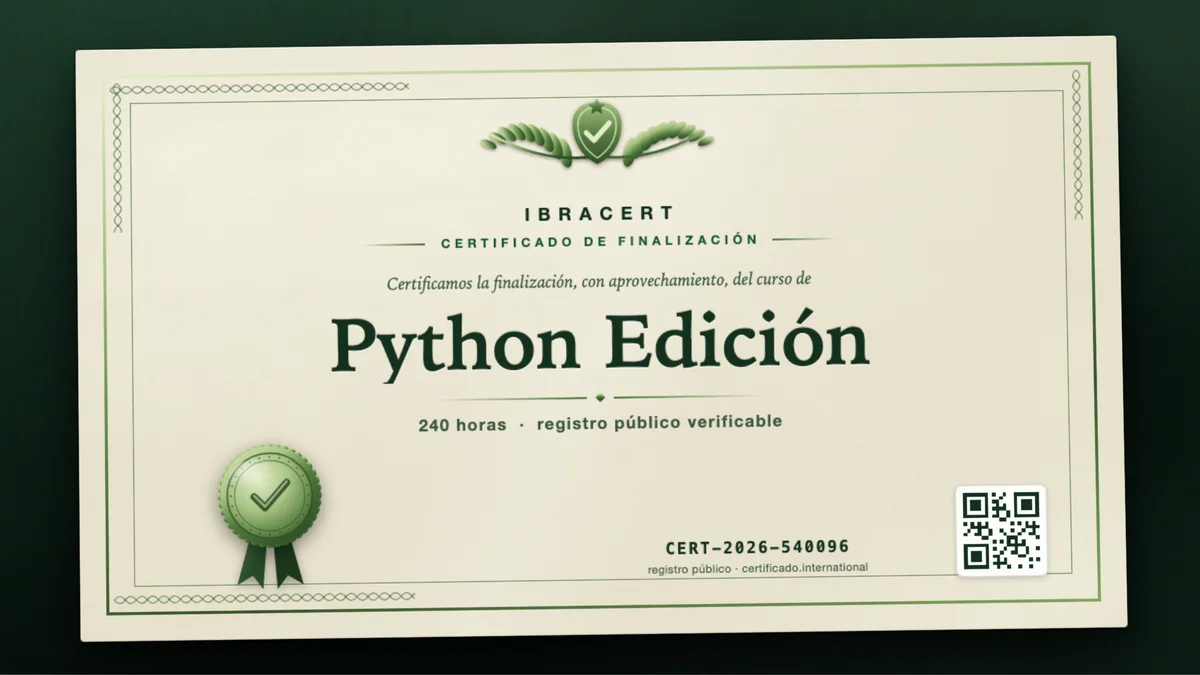Portada del curso Python Edición