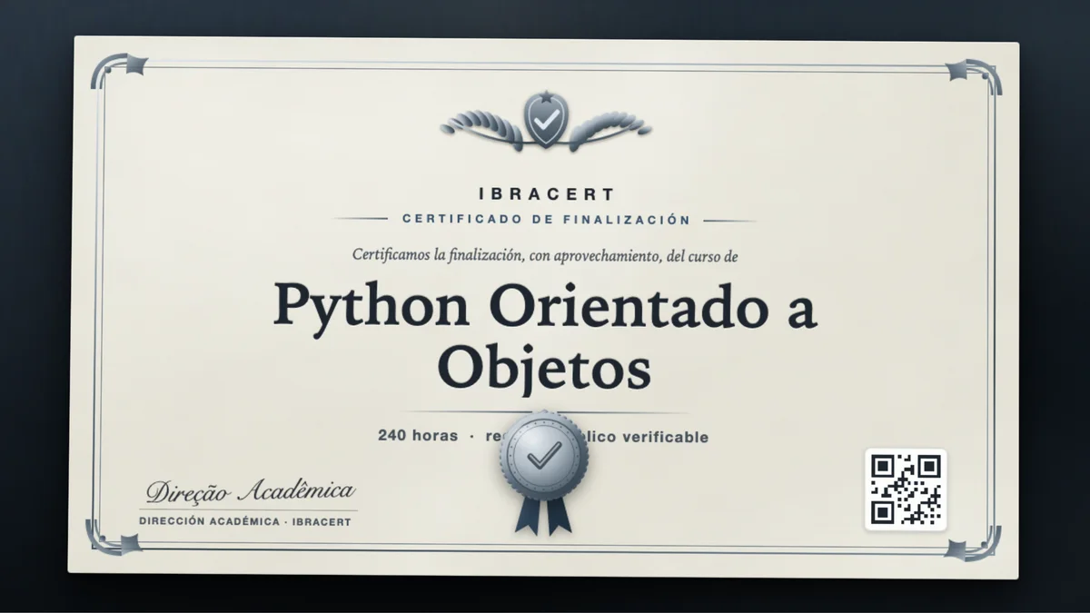 Portada del curso Python Orientado a Objetos