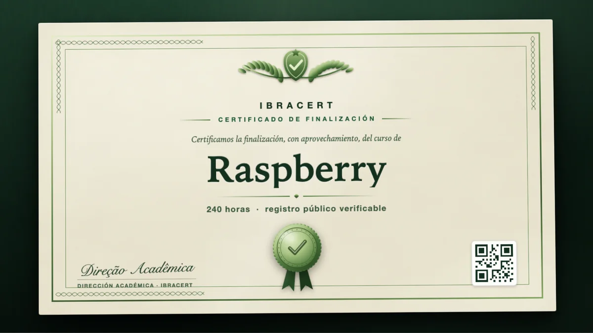 Portada del curso Raspberry