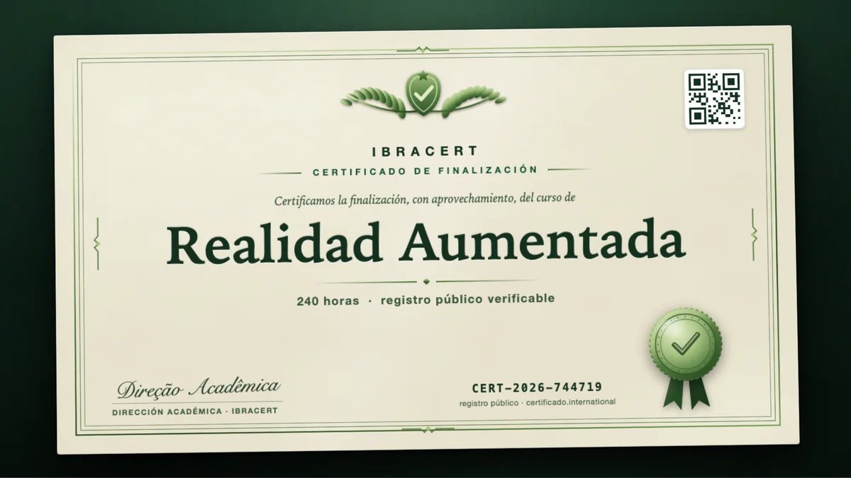 Portada del curso Realidad Aumentada