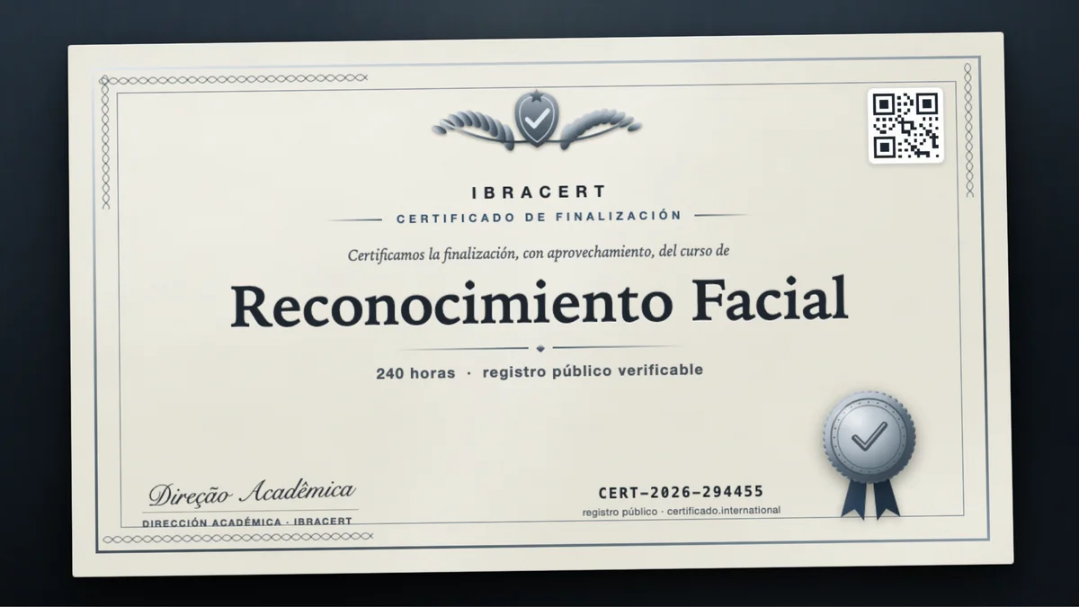 Portada del curso Reconocimiento Facial