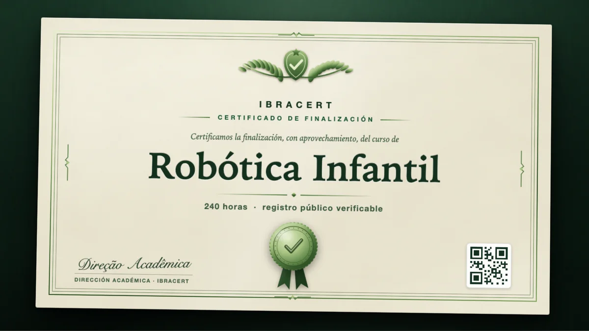 Portada del curso Robótica Infantil