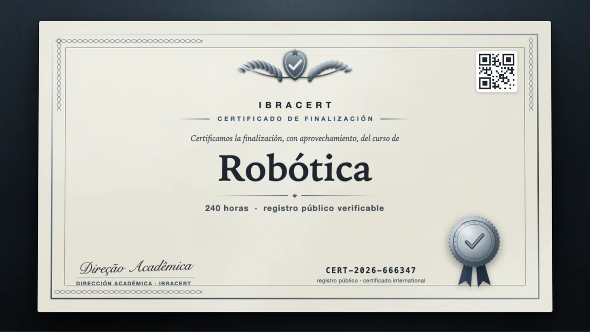 Portada del curso Robótica