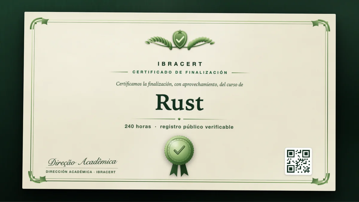 Portada del curso Rust