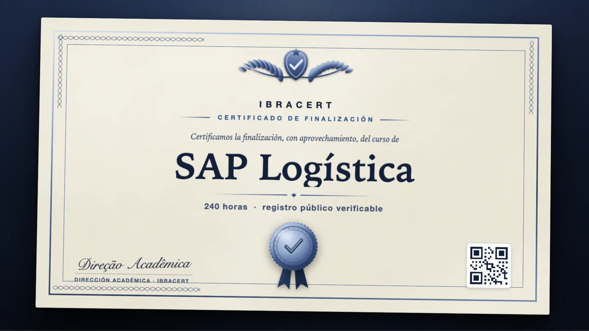 Portada del curso SAP Logística