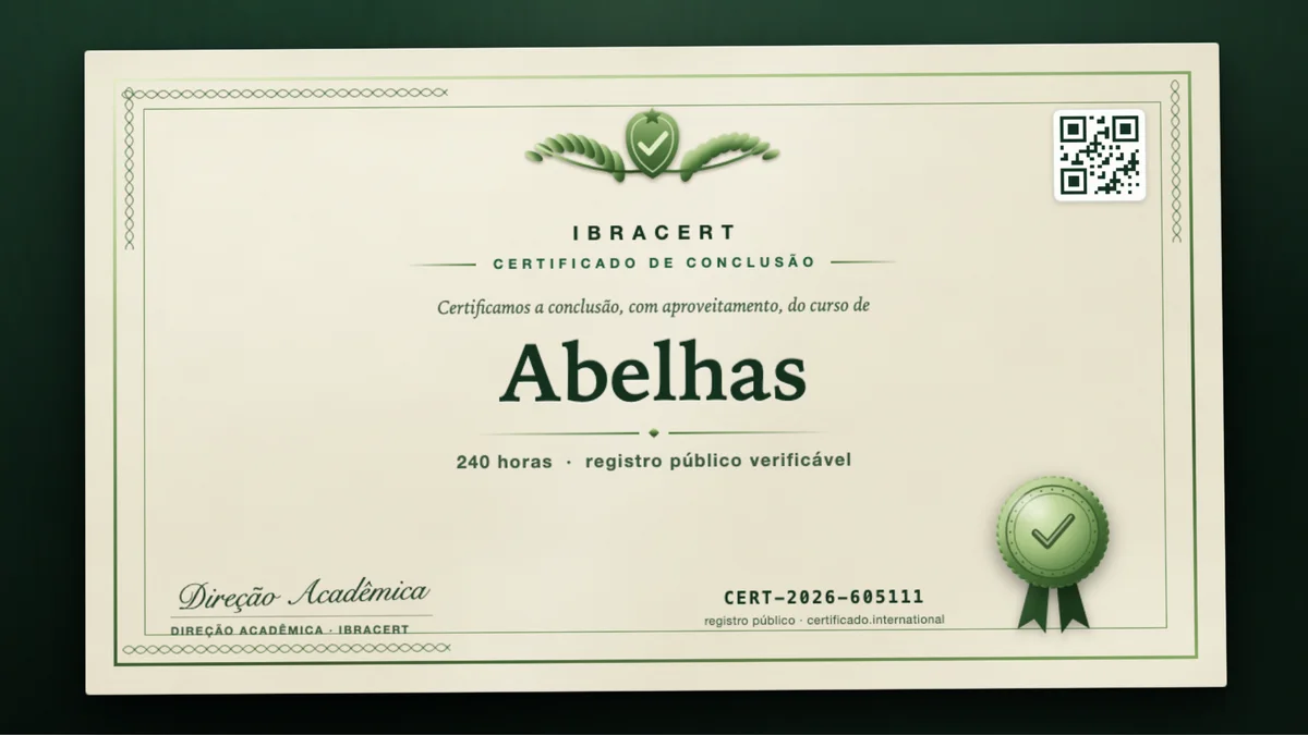 Capa do curso Abelhas