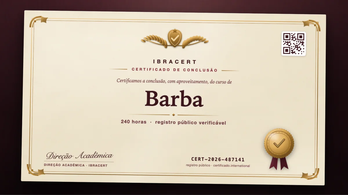 Capa do curso Barba