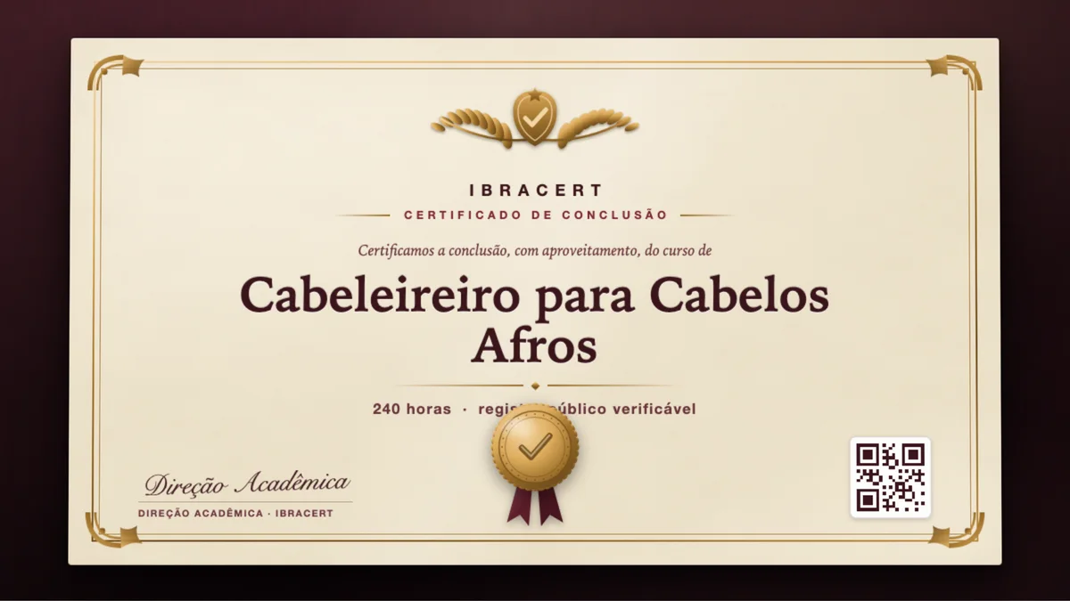 Capa do curso Cabeleireiro para Cabelos Afros